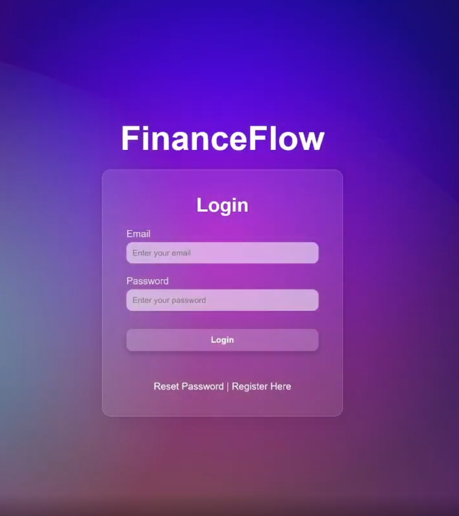 FinanceFlow screenshot 1