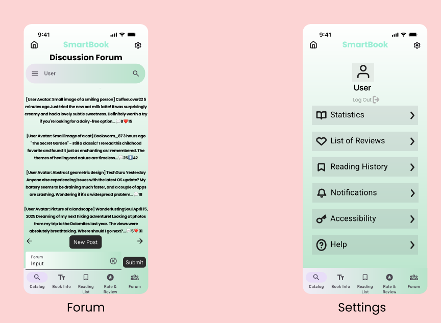 SmartBook wireframe screen 5